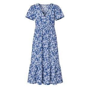 J McLaughlin Mei Cottagecore Maxi Dress Womens Size Small Coastal Boho Timeless